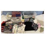 Fabric remnants & sewing extras