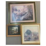 3 pieces of wall art