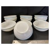 10 PYREX Double Tough Bowls