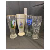 Vtg German beer glasses