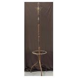 Vtg wooden coat rack