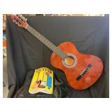 Guitar, with Auto Tuner, book and soft case