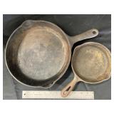 Cast Iron Skillets 6.5 inch & 10.5 inch
