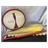 Hat Box and umbrellas