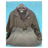2 Lined Menï¿½s Shirts sz XL