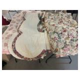 Lg Bag of Daybed comforters, Mattress Pad &