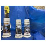 Vtg commemorative beer steins