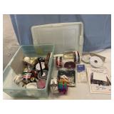 Fabric remnants & sewing extras