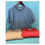3 Plain T-shirts sz lg