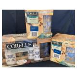 Corelle Drinkware Blue Hearts design