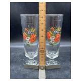 Pair of Vtg German made drinking glasses
