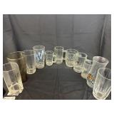 Various drinking glasses