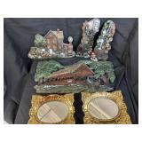 Wall art and mirrors