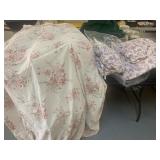 Vintage Full Size Blanket & Flannel Sheet Set