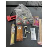 Heavy duty clips and staple gun