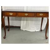 Queen Anne style writing table w/ 3 drawers