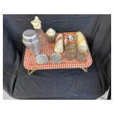 Tray and kitchen contents