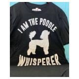 Poodle Whisperer T-shirt XLg