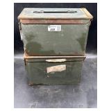 (2) ammunition boxes