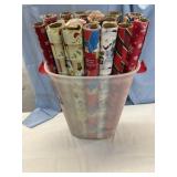 Wrapping paper & storage container