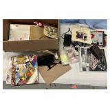 Sewing pedal , sewing books , & sewing extras
