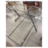 Glass Top Computer Table