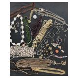 Large Assortment of Beaded and Vintage Jewelry