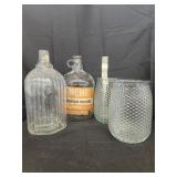 Vtg. Nehi orange syrup  jug / art deco glass / 2