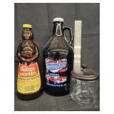 Vtg. Mis. Butter worth's /apothecary canister/