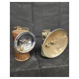 Vtg. Bass carbide miners lamp / justrite