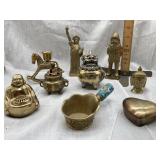 Collection of Small Brass Figurines