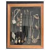 Vintage Jewelry in display box
