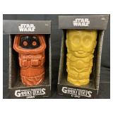 Star Wars Geeki Tikis Jawa and C-3PO original pkg