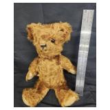 Vtg. Antique mohair Bear with glass eyes