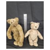 2 Vtg. Antique steiff Bears