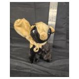 Vtg antique Plush 1950 skunk toy steiff