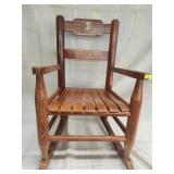 Vintage children's rocking chair