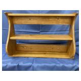 Wood Wall Mounted Shelf 28'L x 18ï¿½ H