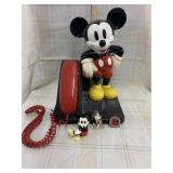 Vintage Mickey Mouse Phone & other items