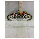 Vintage Metal Harley-Davidson Ad Sign