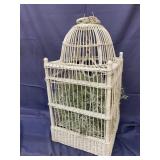 Decorative Wicker Bird Cage 28' H