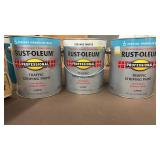 (3) gallon cans of rust-oleum traffic striping