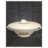 Vtg.covered serving dish USA