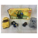 Lego 'Forest Hideout' & 4 Lego Cars