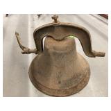 Vintage Case Iron Dinner Bell or School Bell
