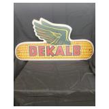 Vtg flying Ear of corn sign from DeKalb