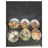 Edwin MKnowles China co. 6 PLATES