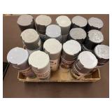 Rust fabric and vinyl glass, protective enamel,