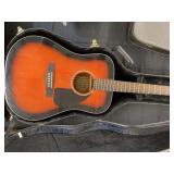 Fender Acoustics Guitar Model CD-60 in hard case