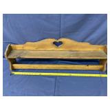 Wall Mount Wooden Quilt Rack 38' Long